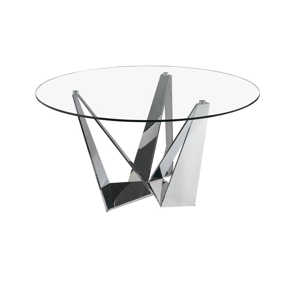 Dining Tables - Round glass dining table - ANGEL CERDÁ