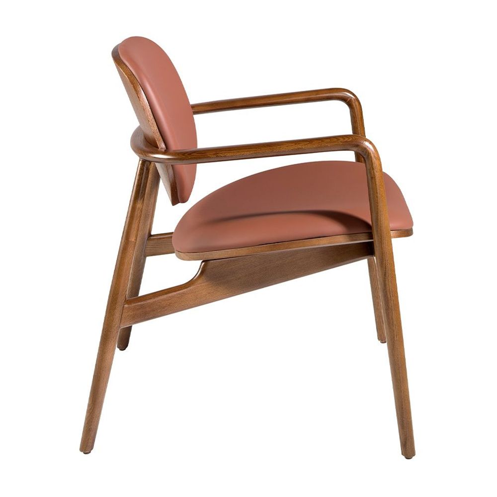 Fauteuils - Fauteuil en croûte de cuir marron - ANGEL CERDÁ