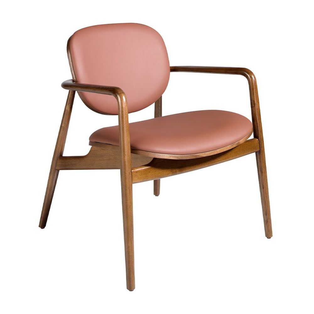 Fauteuils - Fauteuil en croûte de cuir marron - ANGEL CERDÁ