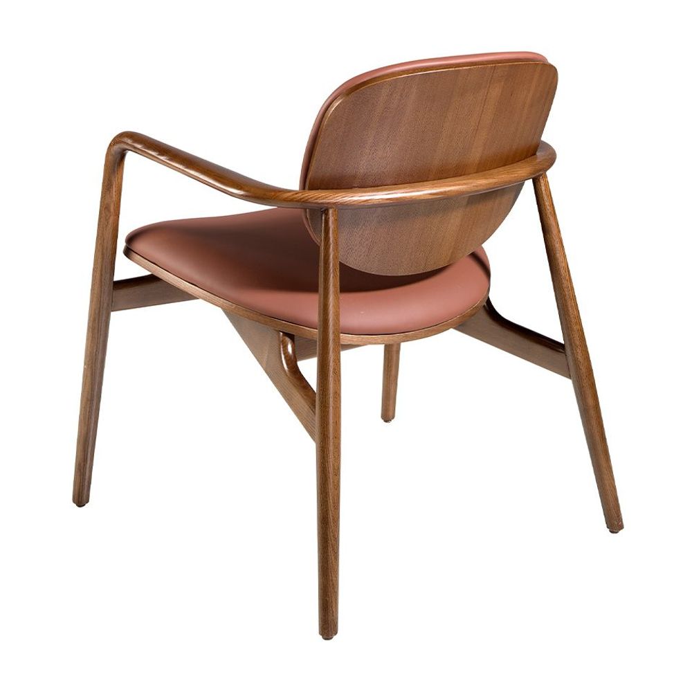 Fauteuils - Fauteuil en croûte de cuir marron - ANGEL CERDÁ