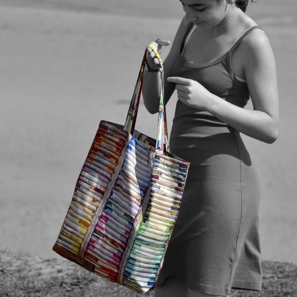 Homewear textile - Tote bags vintage Brocante - MARON BOUILLIE
