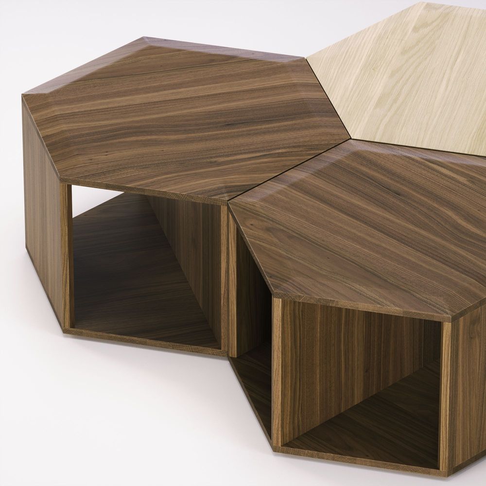 Coffee tables - Hexa Coffee | Side Table - WEWOOD - PORTUGUESE JOINERY
