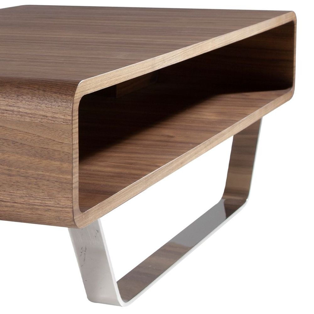 Tables basses - Porte-revues de table basse en bois de noyer - ANGEL CERDÁ