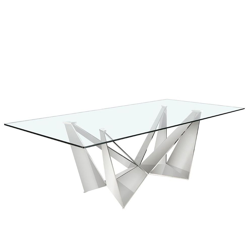 Dining Tables - Rectangular glass dining table - ANGEL CERDÁ