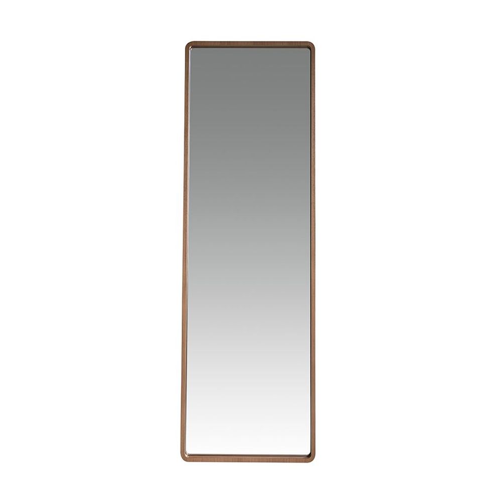 Mirrors - Walnut rectangular foot mirror - ANGEL CERDÁ