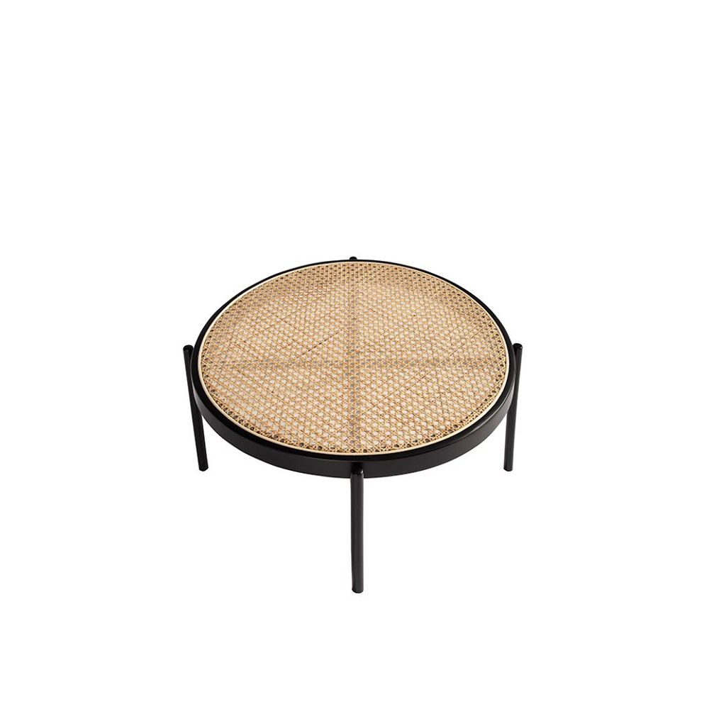 Coffee tables - Round rattan coffee table - ANGEL CERDÁ