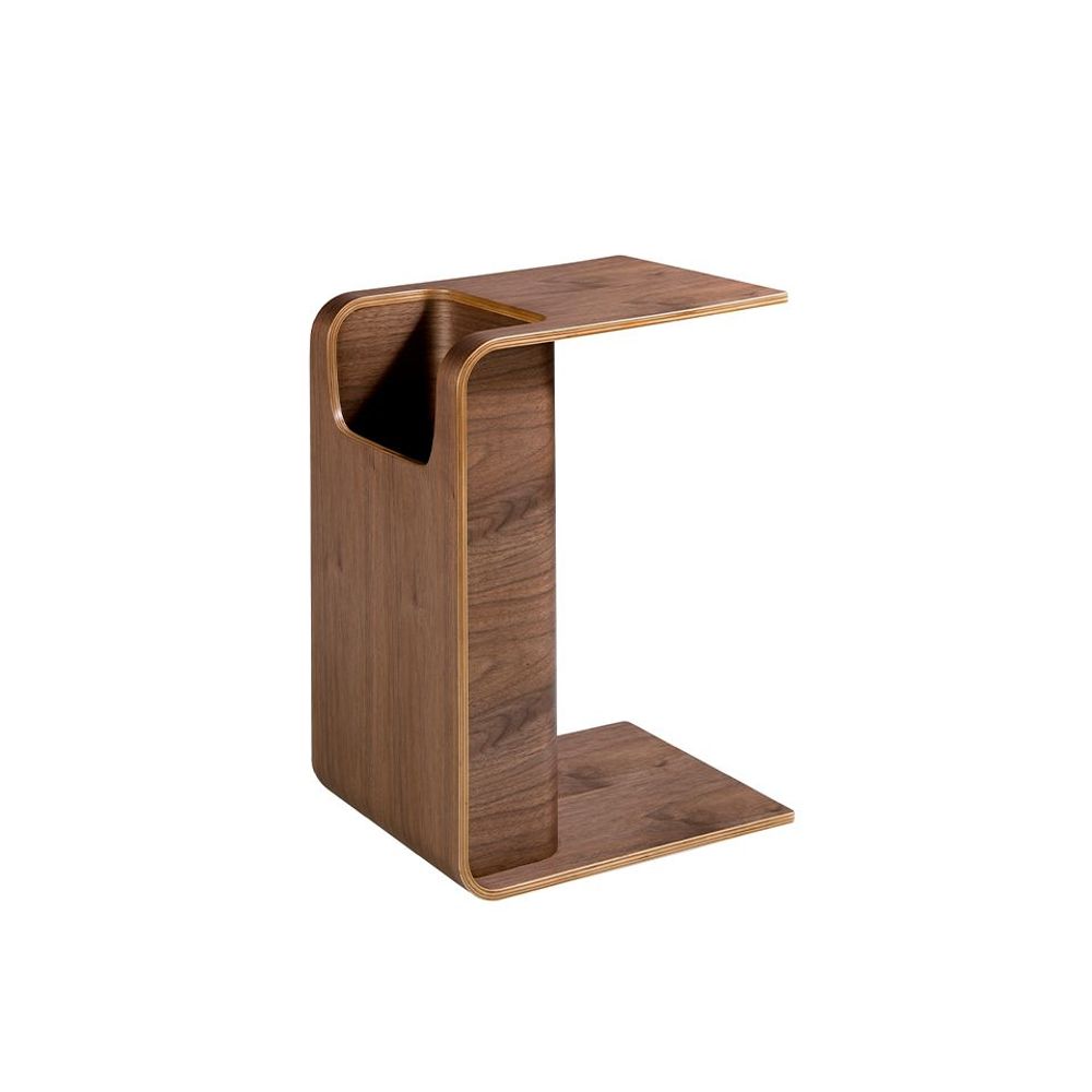 Coffee tables - Rectangular walnut corner table - ANGEL CERDÁ