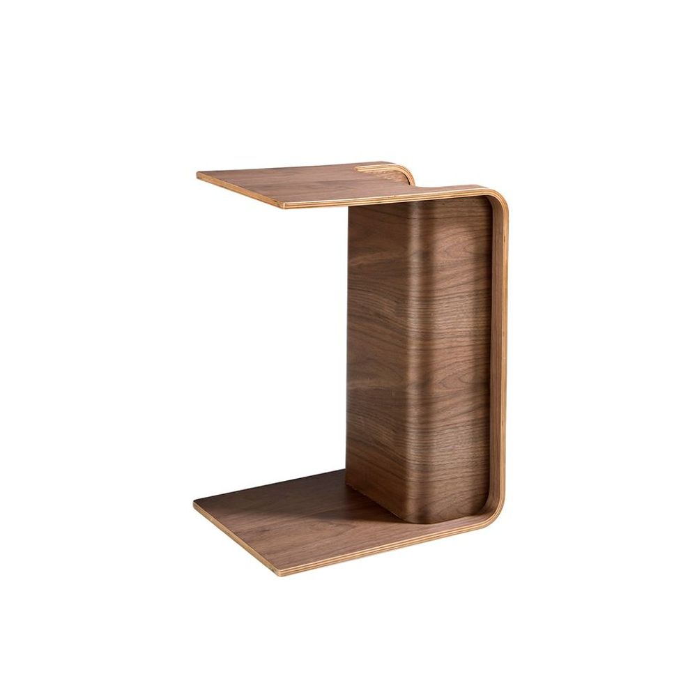 Coffee tables - Rectangular walnut corner table - ANGEL CERDÁ