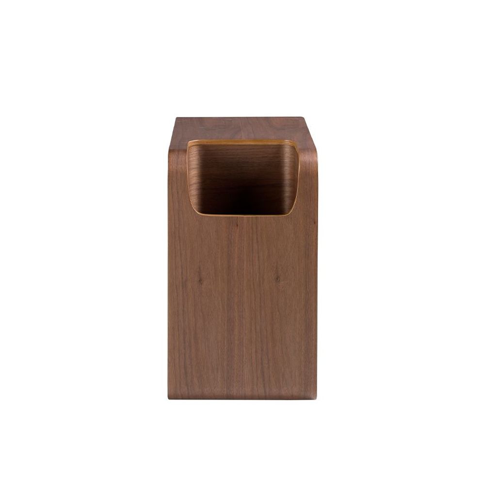 Coffee tables - Rectangular walnut corner table - ANGEL CERDÁ