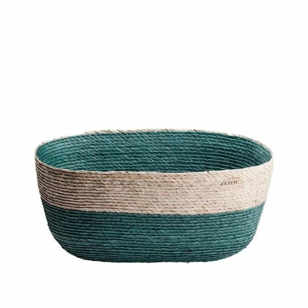 Coffrets et boîtes - Corbeille bicolore en fibres de palme PALMA - CFOC