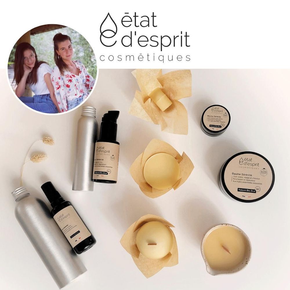 Cosmétiques - Recharges du Baume à lèvres Sérénité | 100% BIO | Zéro plastique - ÉTAT D'ESPRIT