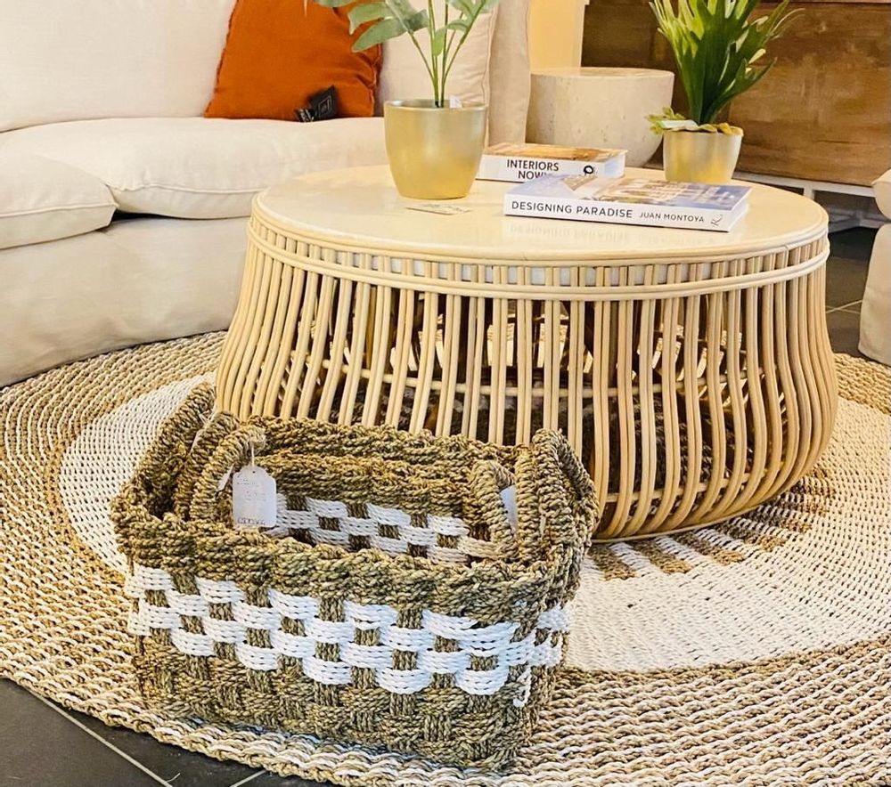 Caskets and boxes - Rectangular basket (Bali) - Pro5-set of 3 - BALINAISA