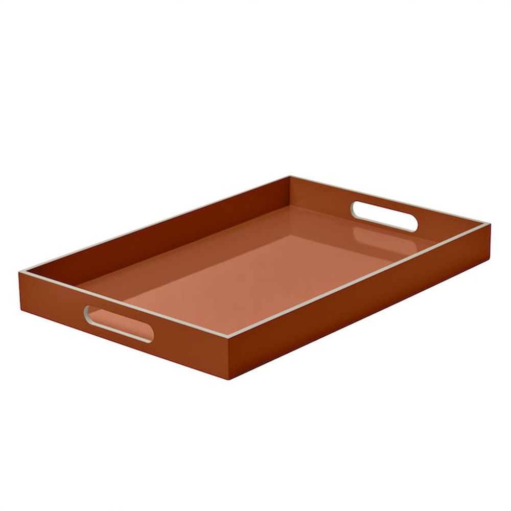 Trays - SIGNATURE rectangular lacquer tray - CFOC