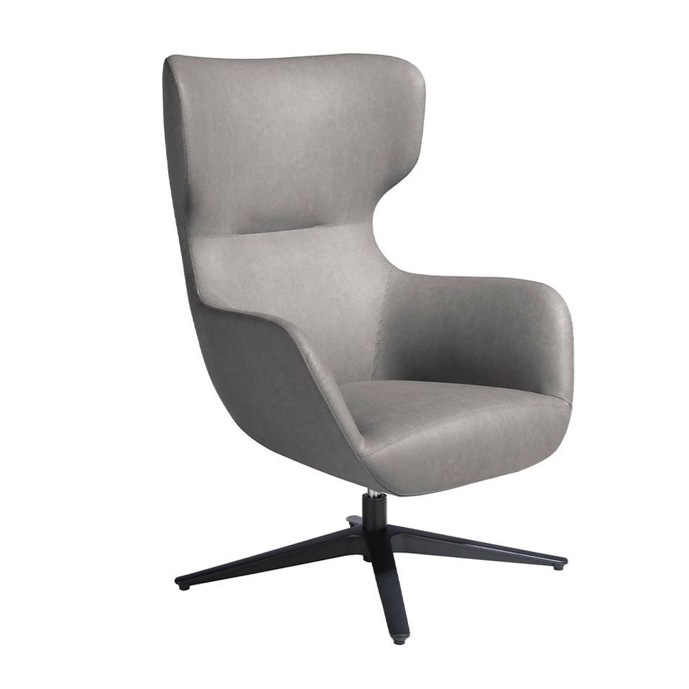 Fauteuils - Fauteuil pivotant en acier noir - ANGEL CERDÁ