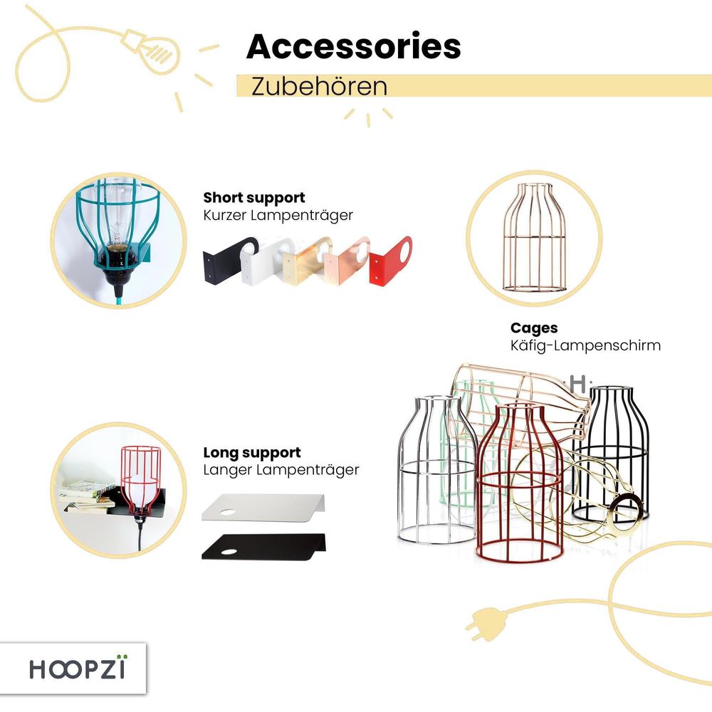 Blinds - CAGE lamp shade for Bala and Hang - Metal - HOOPZÏ