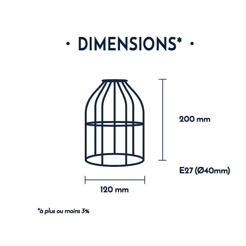 Blinds - CAGE lamp shade for Bala and Hang - Metal - HOOPZÏ