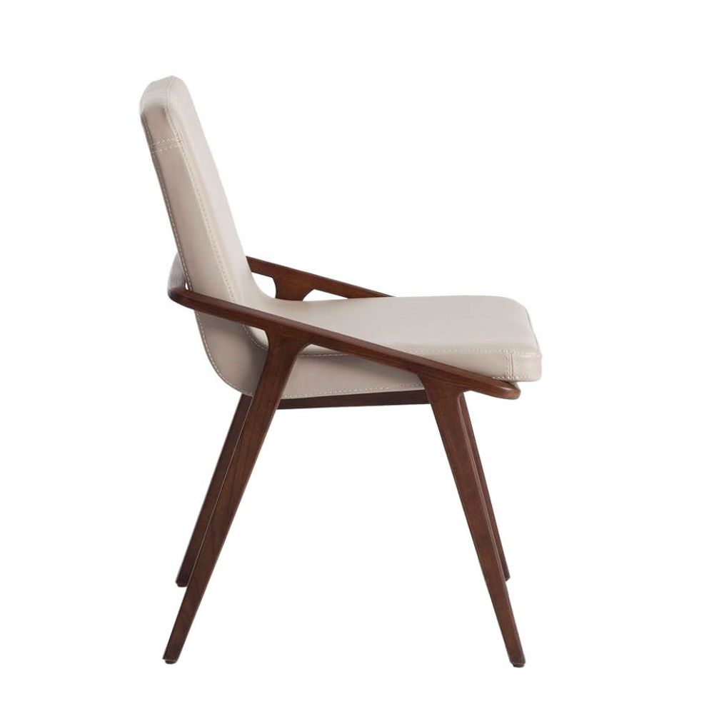 Chaises - Chaise de table à manger pieds noyer - ANGEL CERDÁ