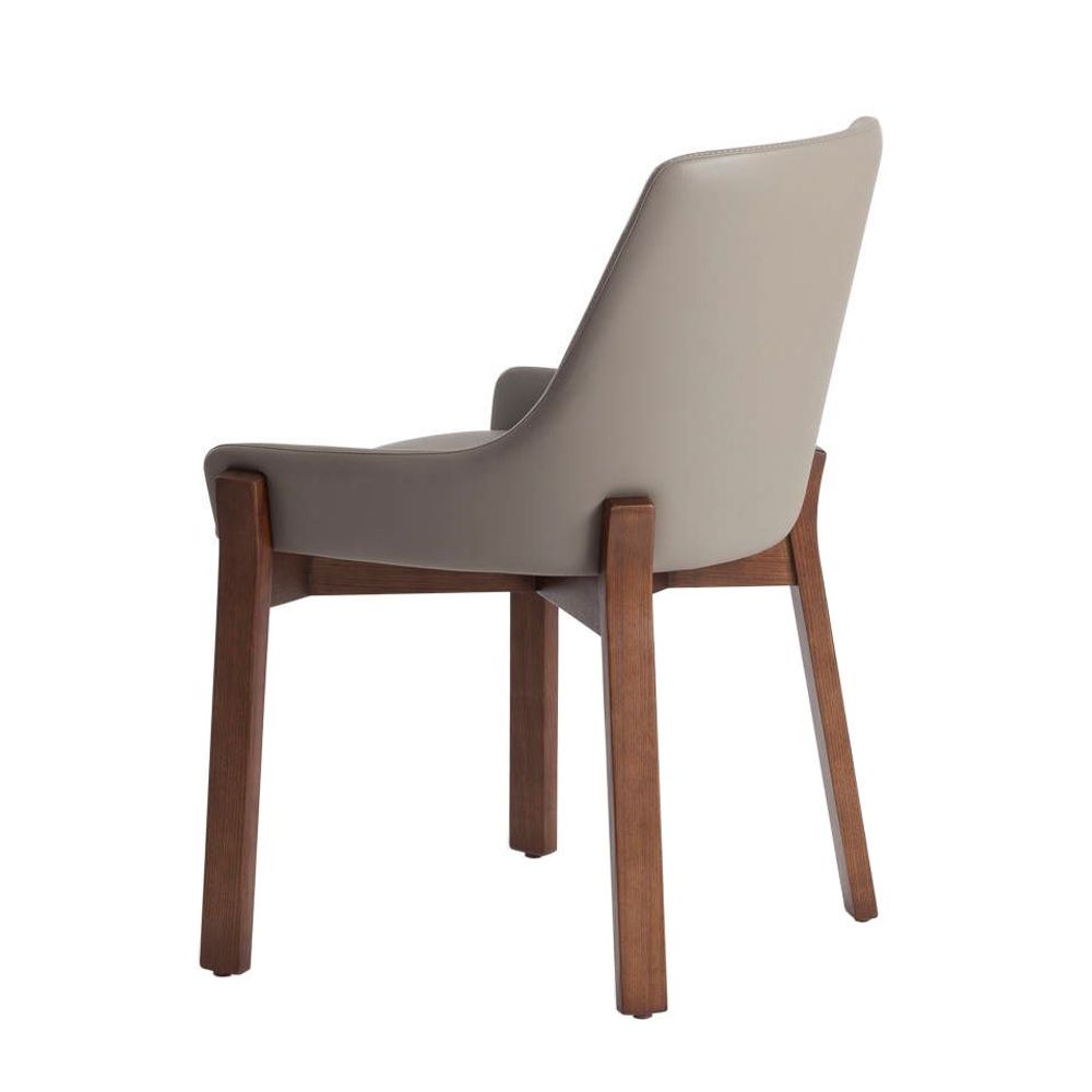 Chaises - Chaise de table à manger structure en noyer - ANGEL CERDÁ