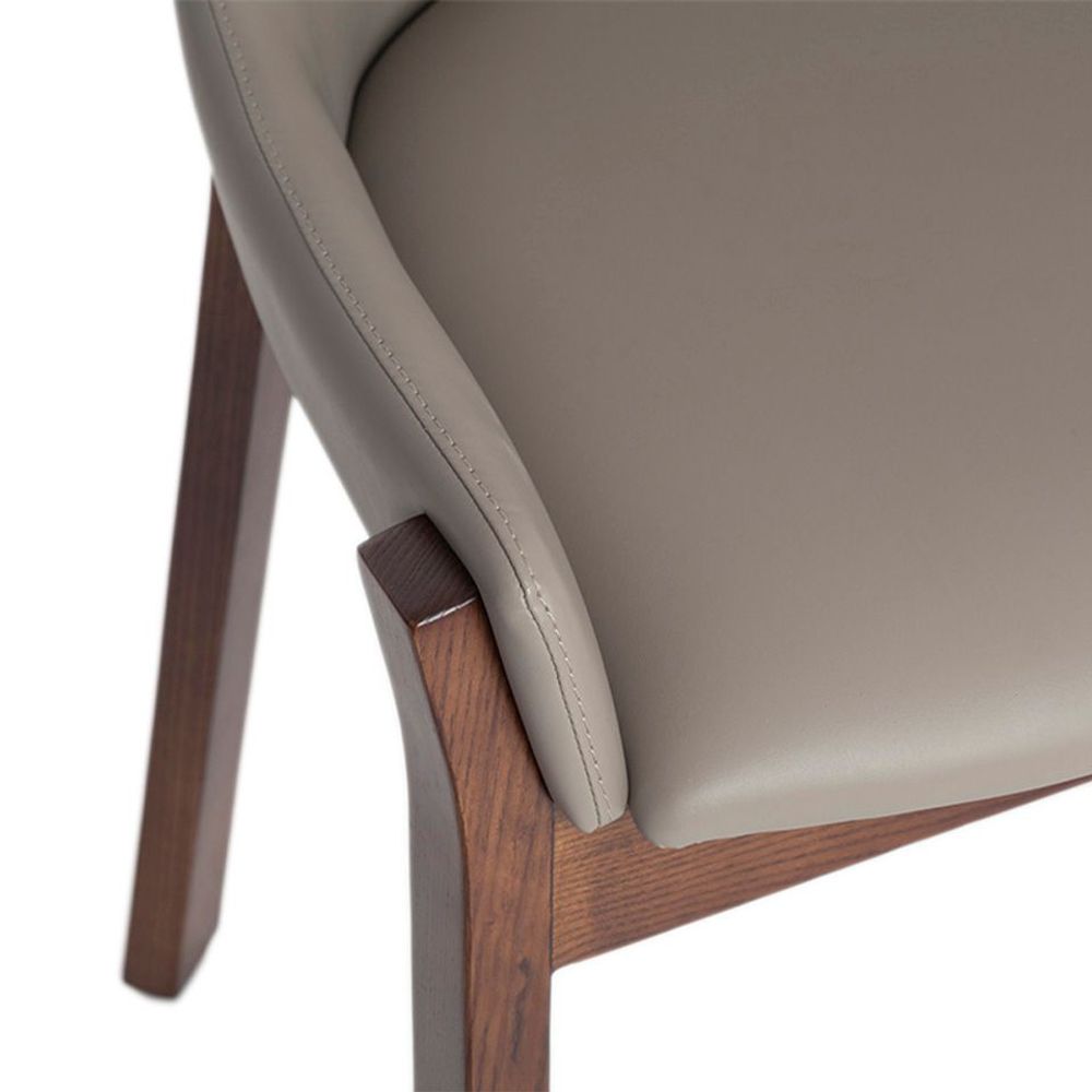 Chaises - Chaise de table à manger structure en noyer - ANGEL CERDÁ