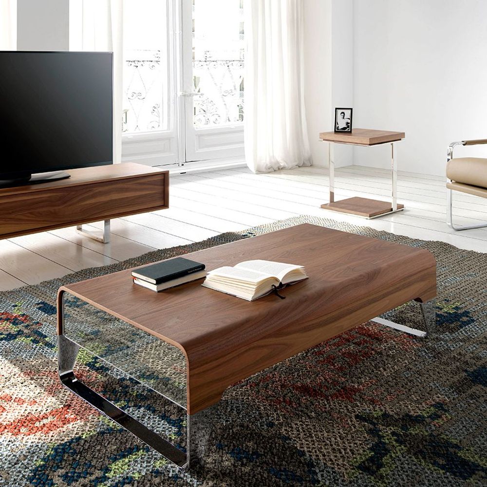 Coffee tables - Walnut wood coffee table - ANGEL CERDÁ