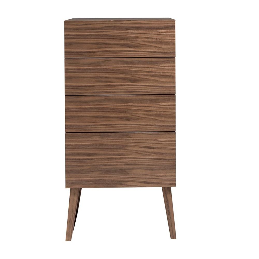 Chests of drawers - Walnut wood chiffonier - ANGEL CERDÁ
