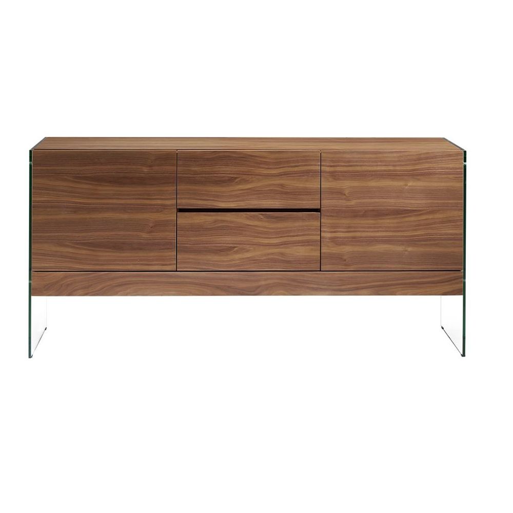 Sideboards - Walnut sideboard glass - ANGEL CERDÁ