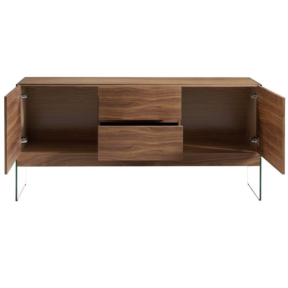 Sideboards - Walnut sideboard glass - ANGEL CERDÁ