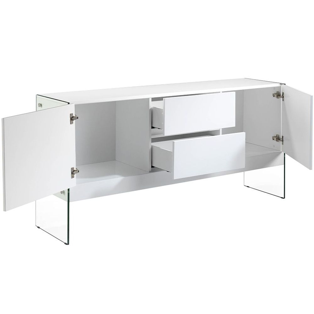 Sideboards - White sideboard glass - ANGEL CERDÁ