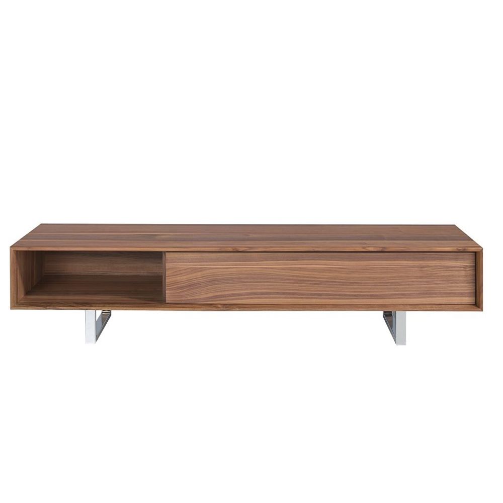 Sideboards - Walnut TV cabinet with steel legs - ANGEL CERDÁ