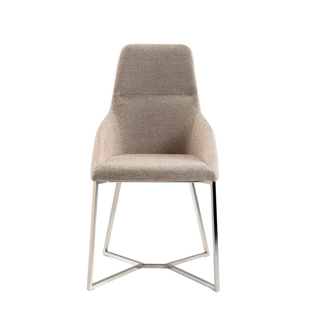 Chaises - Chaise de table à manger rembourrée en tissu - ANGEL CERDÁ