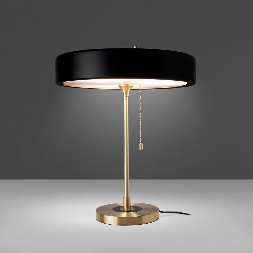 Lampes de table - Lampe de table en aluminium doré et aluminium noir - ANGEL CERDÁ