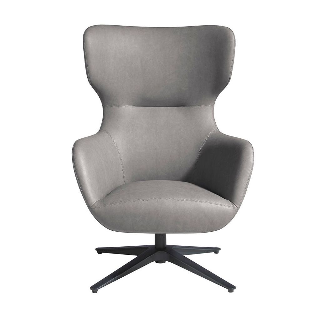Fauteuils - Fauteuil pivotant en acier noir - ANGEL CERDÁ