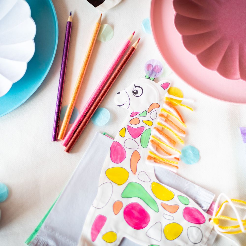 Gifts - Inflatable creart to color - Zebra & Giraffe - ARA-CREATIVE