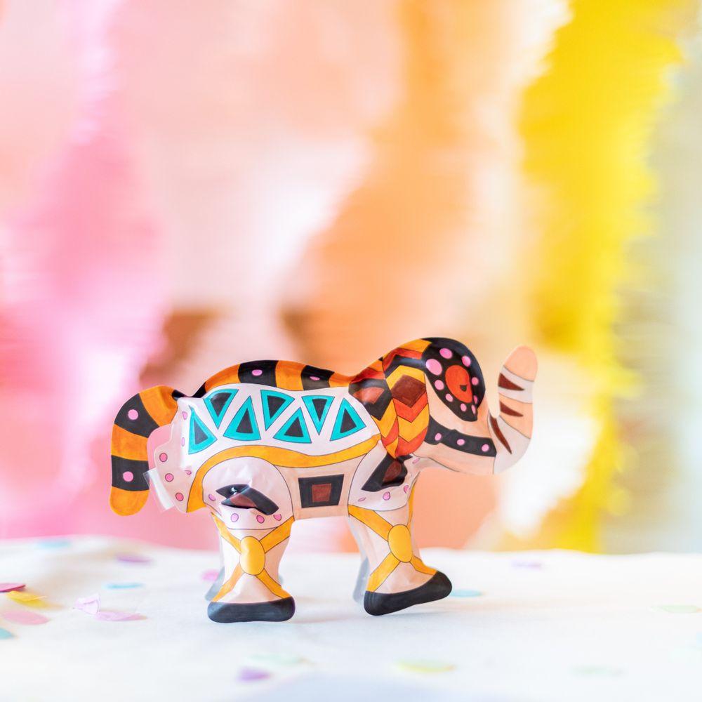 Gifts - Inflatable creart to color - Elephant & Tiger - ARA-CREATIVE