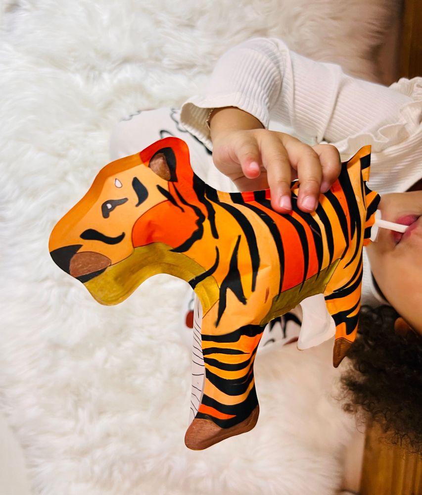 Gifts - Inflatable creart to color - Elephant & Tiger - ARA-CREATIVE