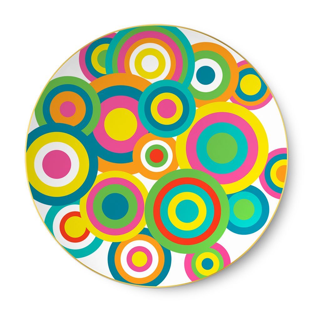 Everyday plates - Set of 2 - Presentation Plates Set – Rainbow - HOME BY KRISTY
