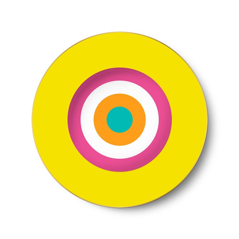 Everyday plates - Set of 4 - Dinner Plates Set – Yellow, Red, Green, Blue – Rainbow - HOME BY KRISTY