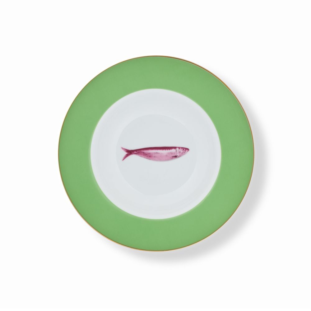 Assiettes au quotidien - Set de 4 - Jeu d’Assiettes à Soupe Bicolore - HOME BY KRISTY