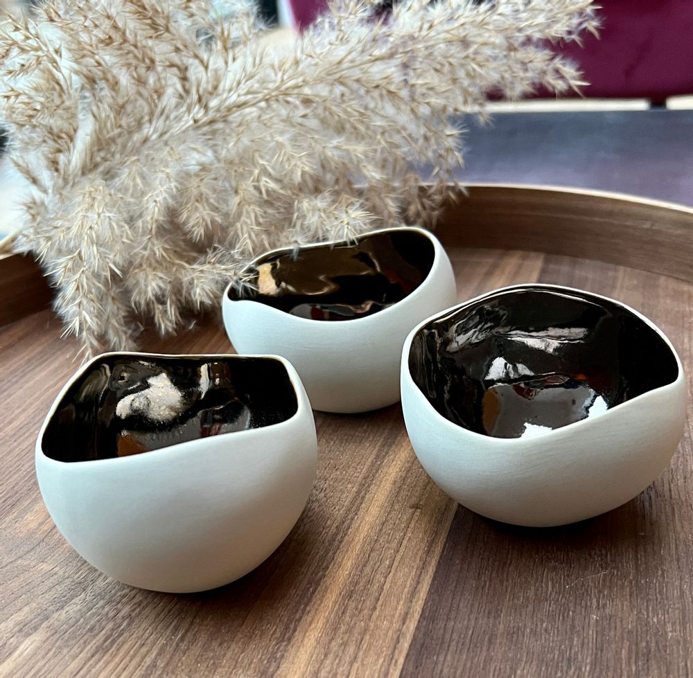 Christmas table settings - TRIO candle holders - 3-piece set - ANOQ