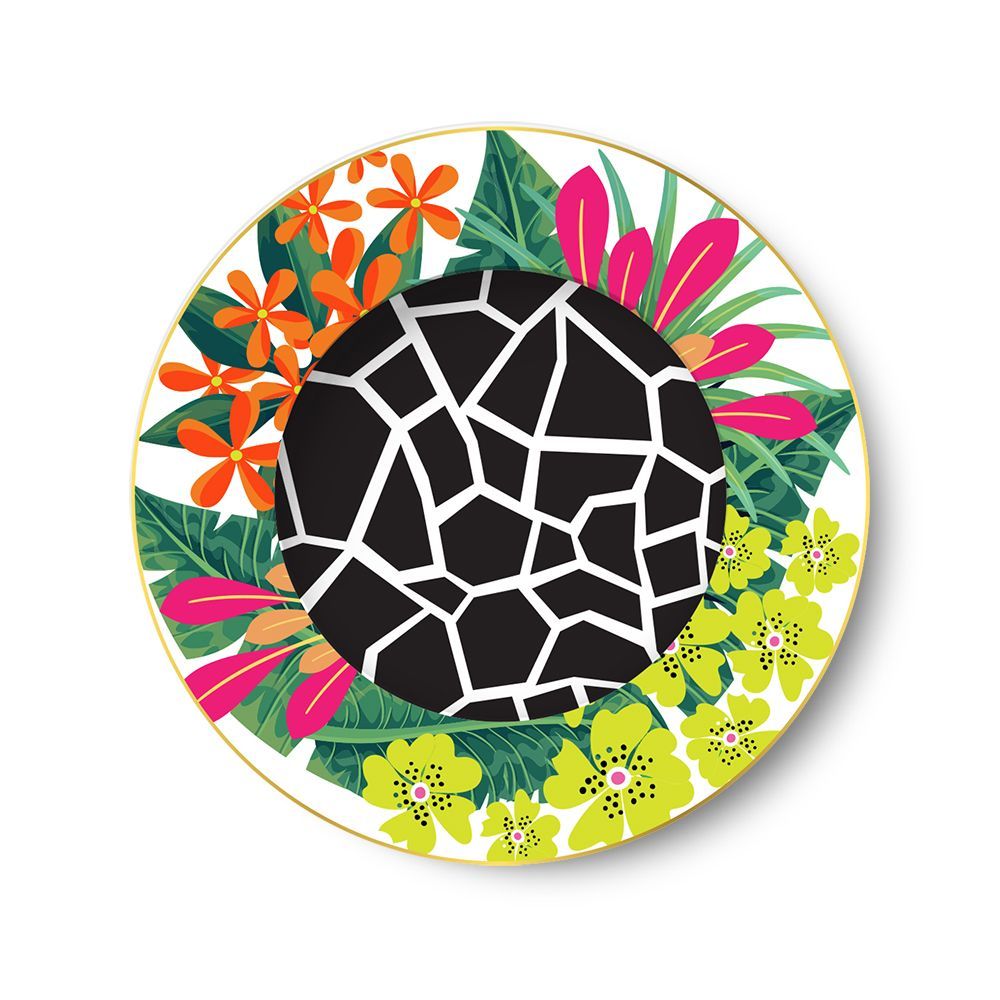 Everyday plates - Set of 4 - Dinner Plates Set Bijoux Animals - HOME BY KRISTY