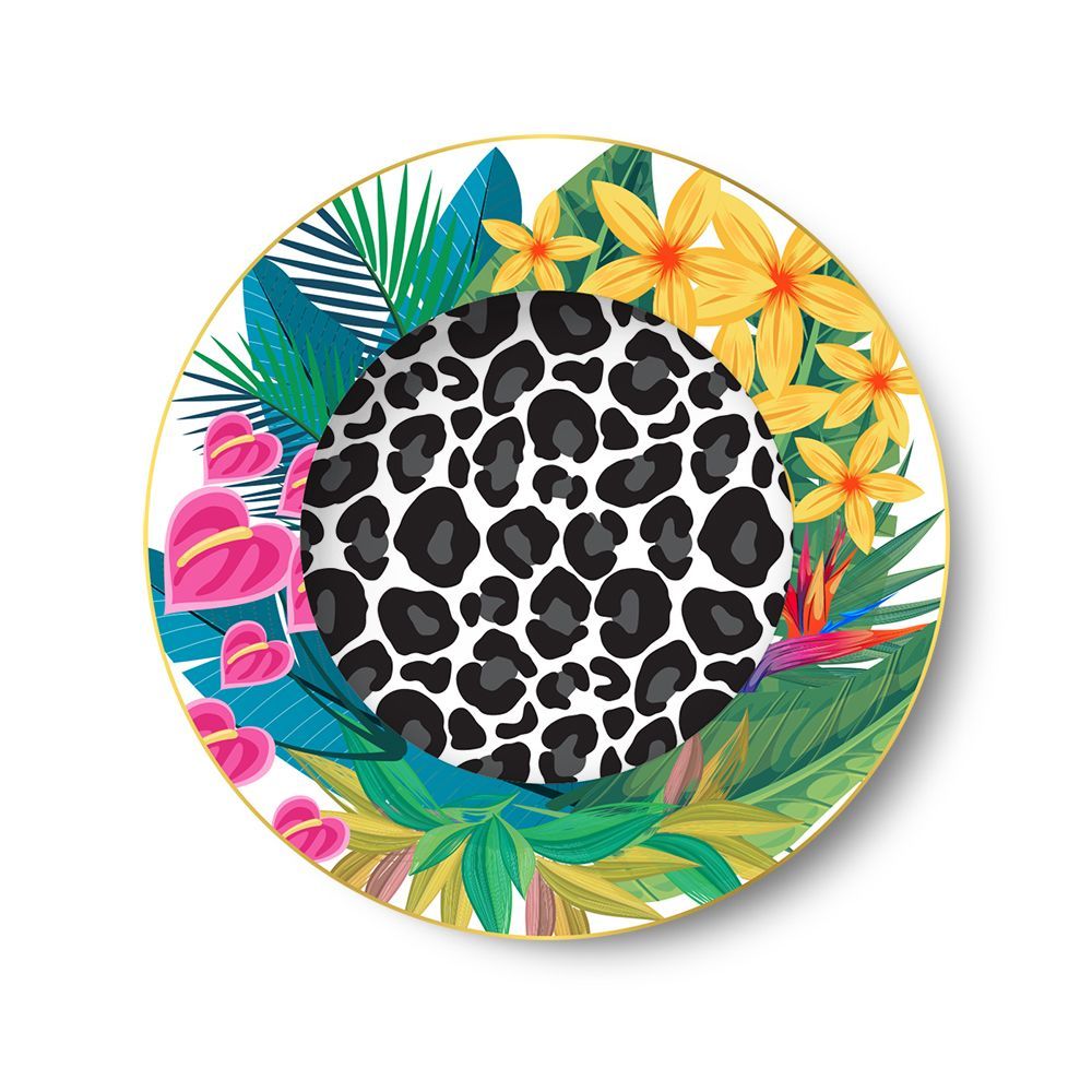Everyday plates - Set of 4 - Dinner Plates Set Bijoux Animals - HOME BY KRISTY