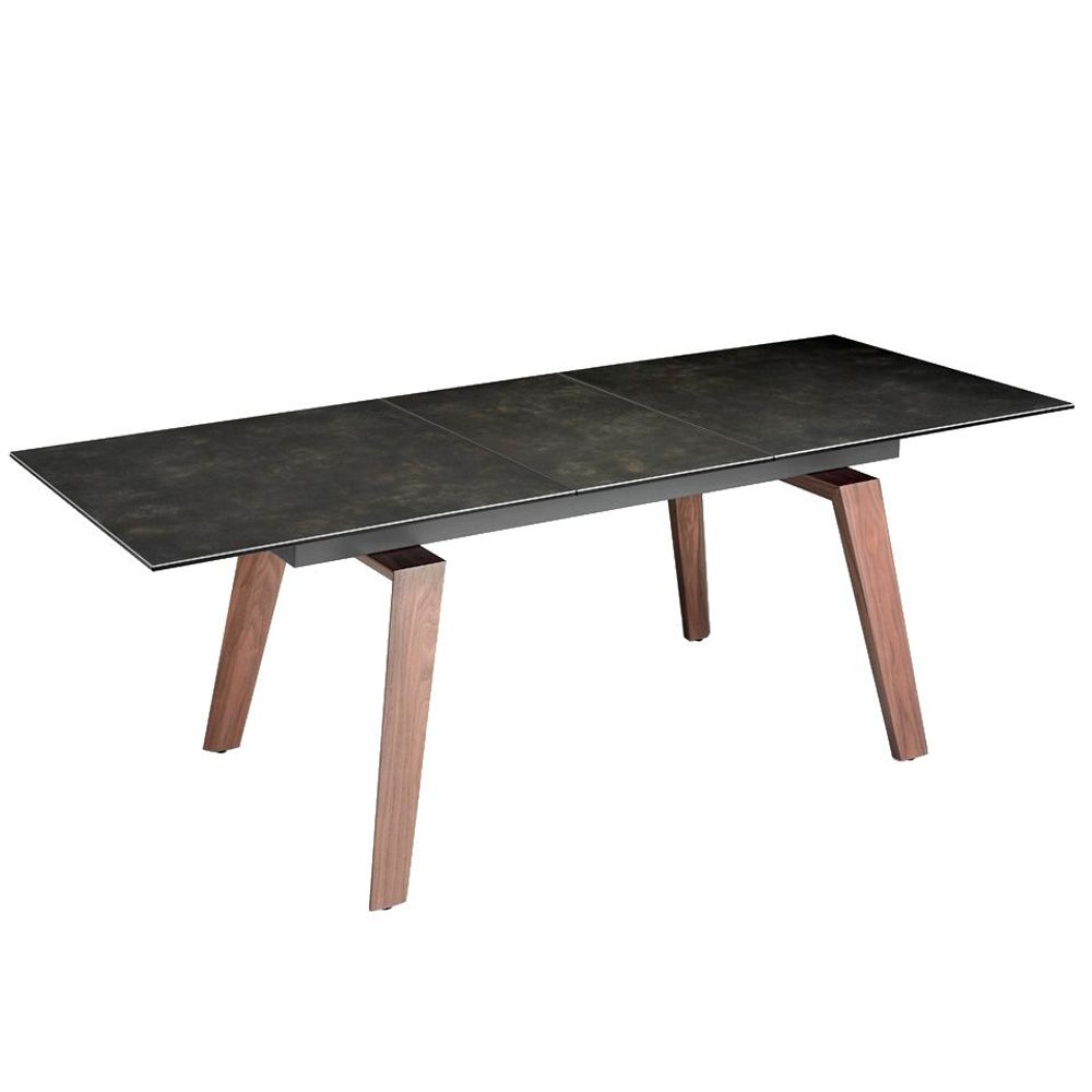 Tables Salle à Manger - Table à manger extensible en marbre noir - ANGEL CERDÁ