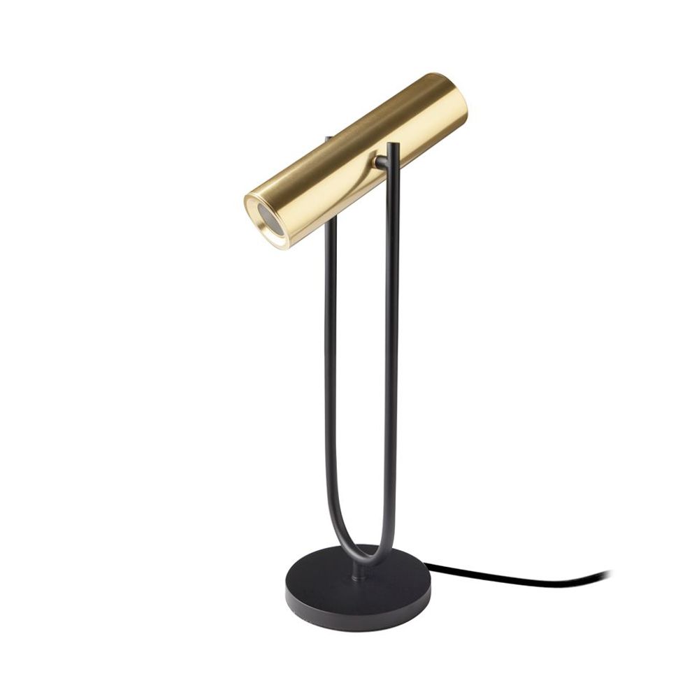 Table lamps - Table lamp in gold and black steel - ANGEL CERDÁ