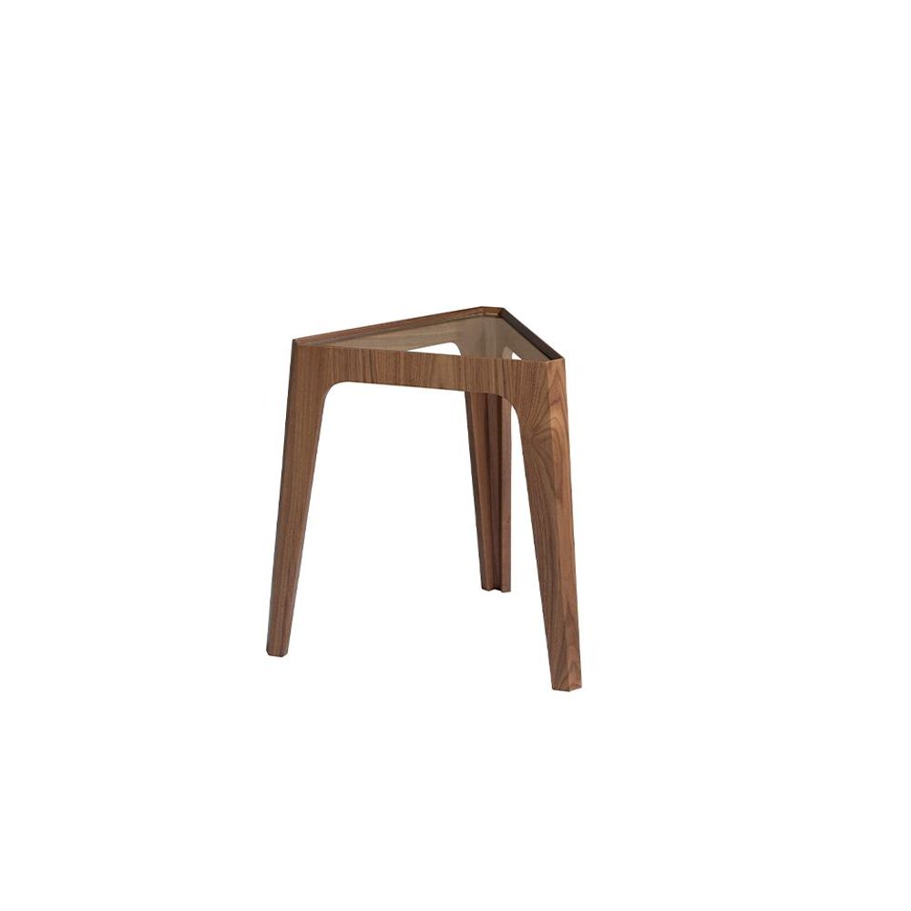Coffee tables - Corner table walnut structure - ANGEL CERDÁ