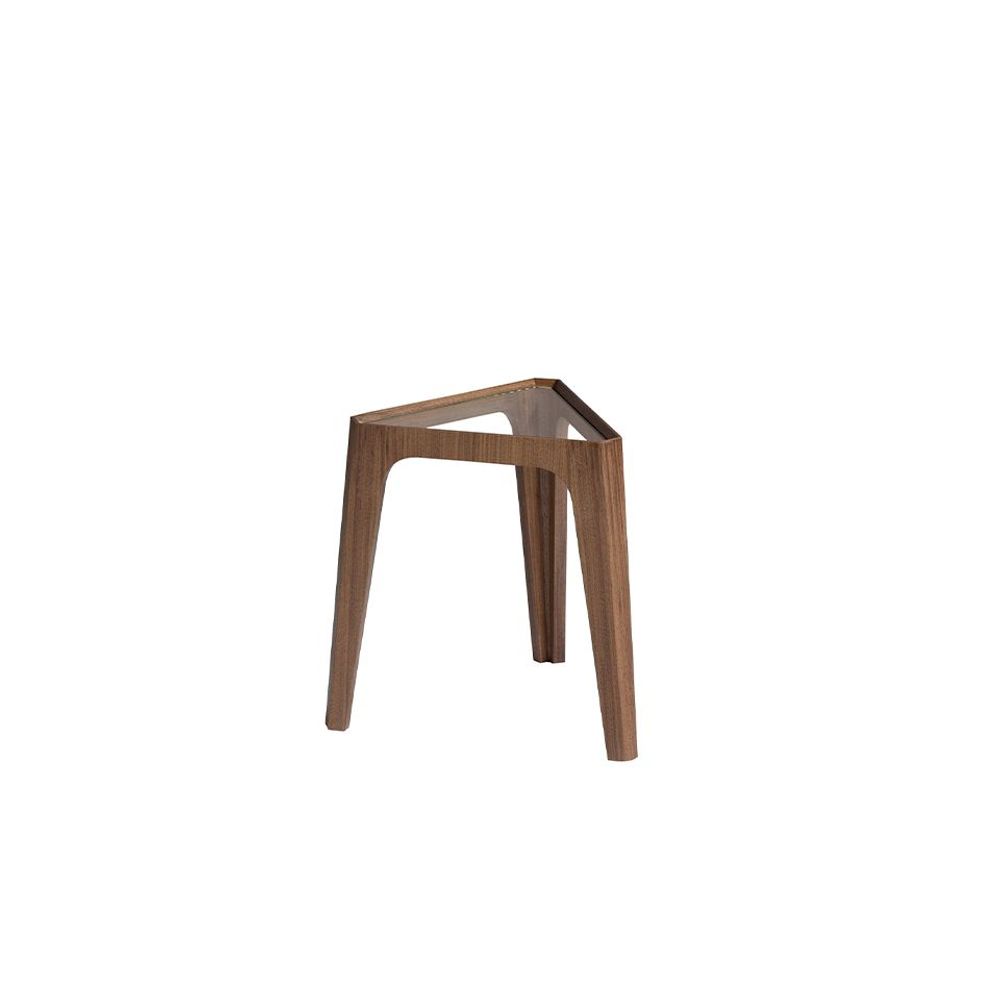 Coffee tables - Corner table walnut structure - ANGEL CERDÁ