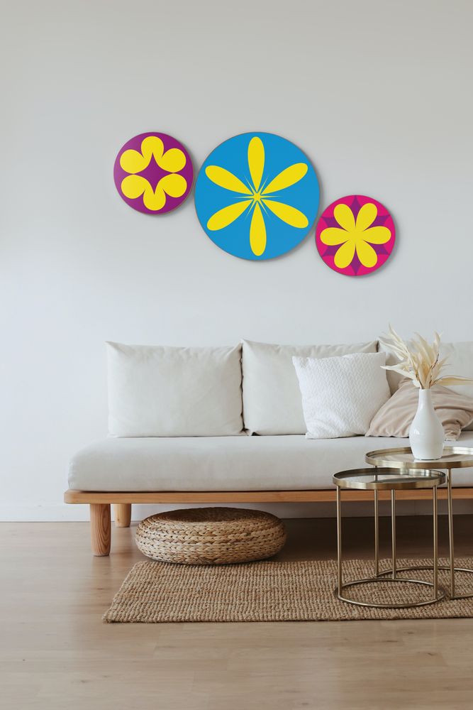 Frames - Circular wall picture 35cm - ecological - RIPPOTAI
