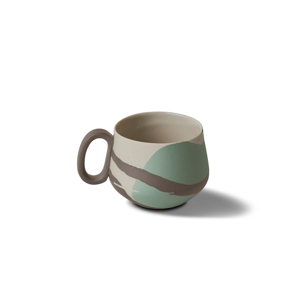 Tasses et mugs - Tube Espresso Cup Colour Wave - ESMA DEREBOY HANDMADE PORCELAIN