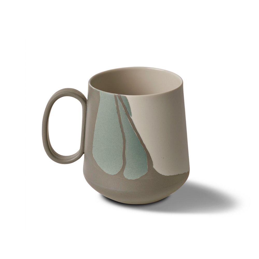Mugs - Tube Mug Colour Wave - ESMA DEREBOY HANDMADE PORCELAIN