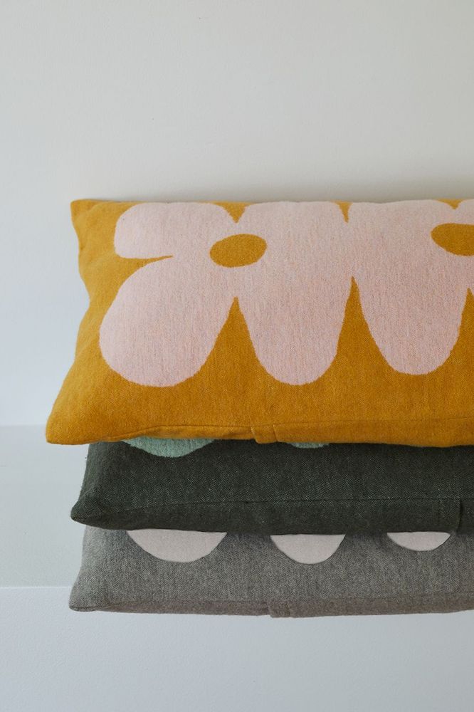 Fabric cushions - Super soft and cosy recycled cotton cushions and throws - LIV INTERIOR