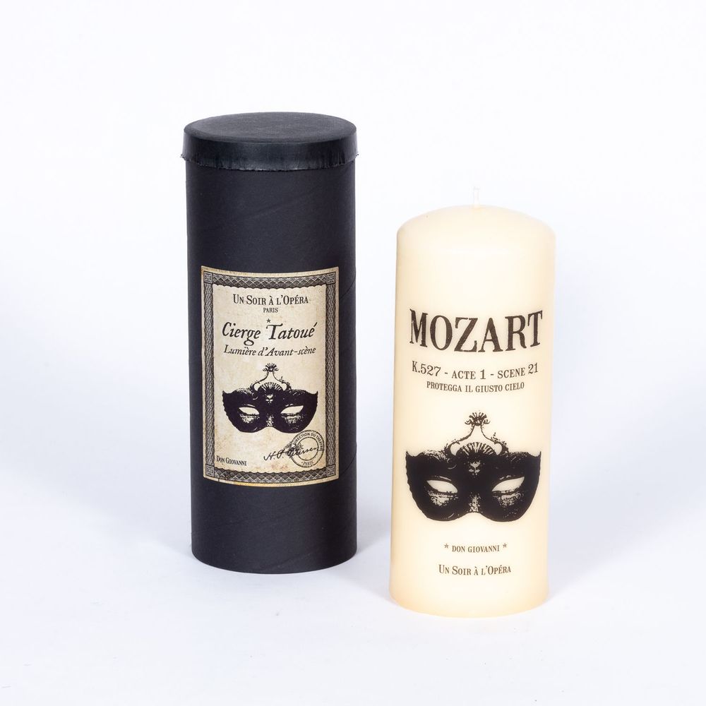 Bougies - DON GIOVANNI - BOUGIE TATOUÉE - UN SOIR A L'OPERA